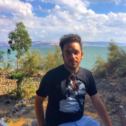 Ori Dagan on a recent trip to Israel at the Sea of Galilee, wearing his Thelonious Monk T-shirt. Dagan’s  pastimes include seeing and hearing live music, shopping for used vinyl and posting fun videos on Instagram. He lives in downtown Toronto with his husband, filmmaker Leonardo Dell’Anno.