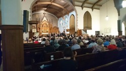 The Toronto Bach Festival performance of the St Mark Passion. Photo by the author.
