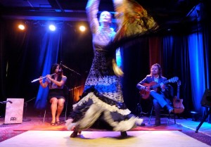 Fin de Fiesta Flamenco, in performance at the Small World Music Centre.