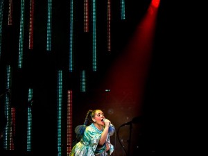 Lido Pimienta performing during the Polaris Music Prize gala in Toronto on Monday, September 18, 2017. Photo credit: Chris Donovan / The Canadian Press.