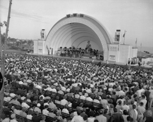 CNE Bandshell in the late 1950s