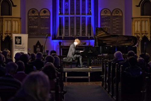 Pianist Jan Lisiecki in performance at Bravo Niagara! on March 10. Photo credit: Jerry Placken.