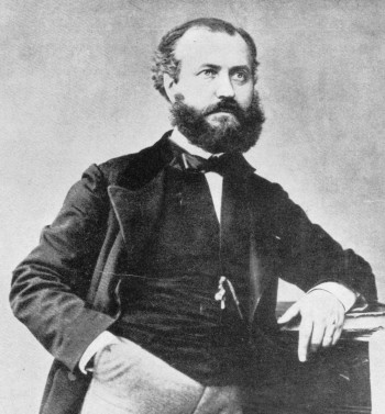 Charles Gounod as photographed in 1859, at the time of the premiere of his opera Faust.
