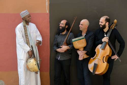 Ablaye Cissoko (left) and Ensemble Constantinople - photo by Michael Slobodian