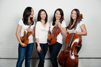 Ensemble Made in Canada (from left) Elissa Lee, Angela Park, Sharon Wei and Rachel Mercer - Photo by Bo Huang