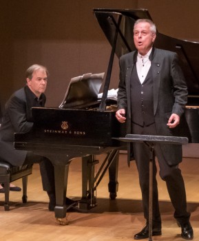 Christoph Prégardien and pianist Julius Drake.