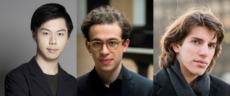 Han Chen (Taiwan / age 26), Nicolas Namoradze (Georgia / age 26), and Llewellyn Sanchez-Werner (United States / age 21), will vie for the title of Honens Prize Laureate.