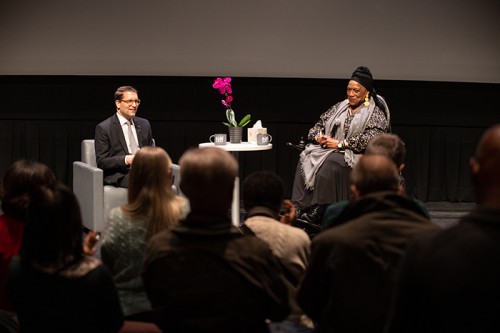  Alexander Neef and Jessye Norman in conversation. Photo credit: Kenneth Chou Photography.