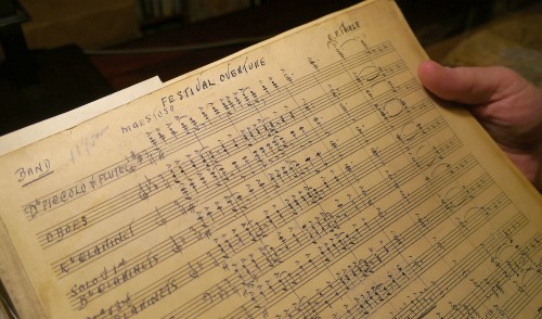 Charles Frederick Thiele’s newly discovered Festival Overture. Photo by Pauline Finch