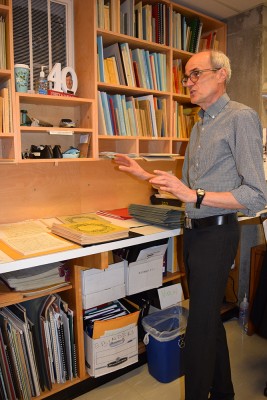 Gary Corrin in the Toronto Symphony Orchestra library