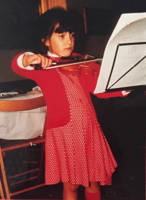Elisa Citterio as a child