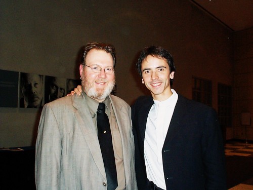 David Olds with Jean-Guihen Queyras, November 2002