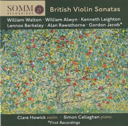 01 British Violin Sonatas