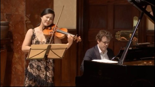 Wigmore Hall / BBC Radio 3’s recital series: this one featuring Benjamin Grosvenor and Hyeyoon Park, and an audience of two.