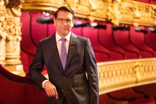 Alexander Neef, at the Opéra national de Paris. Photo by E BAUER