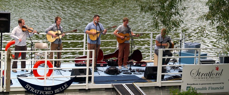 Stratford Summer Music’s floating barge