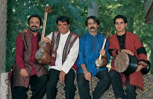 From left: Hossein Alizadeh, Mohammad Reza Shajarian, Kayhan Kalhor and Homayoun Shajarian, in 2005. POETRY FROM PERSIA