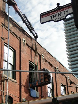 Tapestry moves its new instrument into its Distillery District studio space.