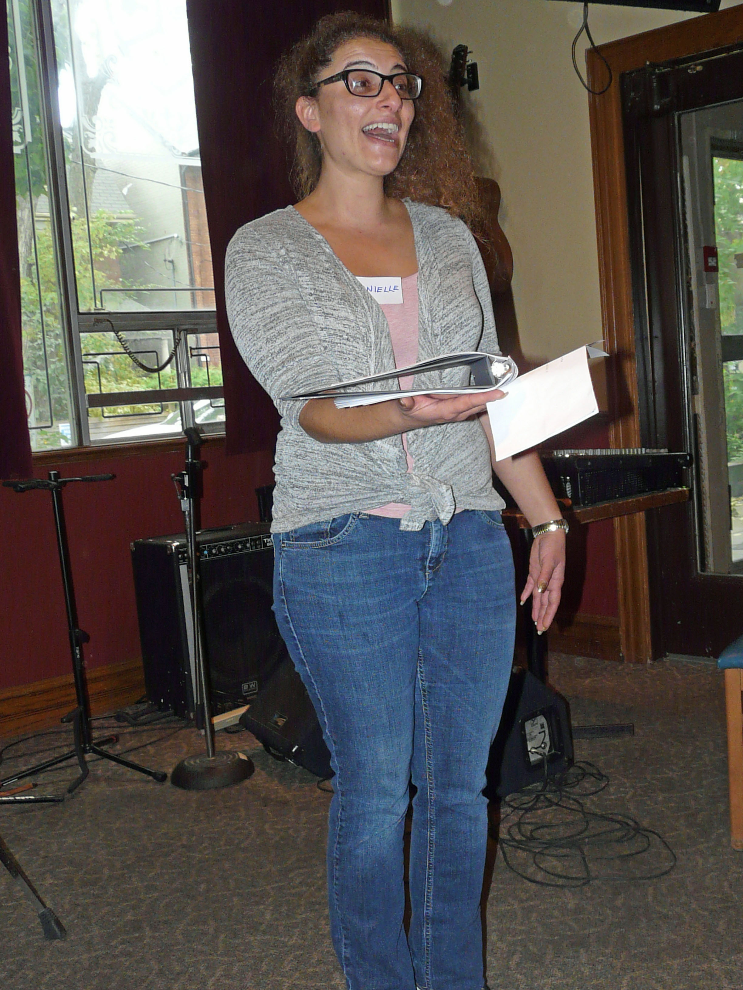 Danielle Flax conducting. Credit Vivien Fellegi