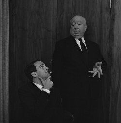 Francois Truffaut and Albert Hitchcock Hitchcock Truffaut