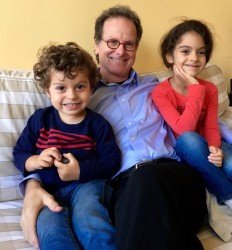 McNabney with his grandchildren, Clara and Arthur