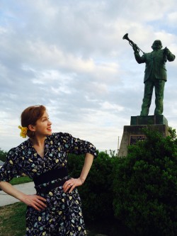 Alex at Louis Armstrong Park, New Orleans