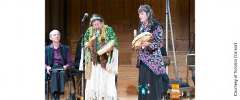  Toronto Consort artistic director David Fallis, Marilyn George and Shirley Hay CREDIT Courtesy of Toronto Consort