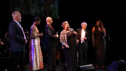 Troy Adams, Neema Bickersteth, Thom Allison, Jackie Richardson, Walter Borden and Alana Bridgewater, in Porgy and Bess In Concert. Photo credit: Daniel Malavasi.