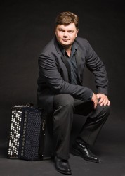 Quartetto Gelato's accordionist Alexander Sevastian.