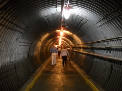 The Diefenbunker entry tunnel. Photo by the author.
