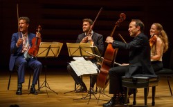 The St. Lawrence String Quartet at the 2017 TSM opening concert. Photo credit: James Ireland.