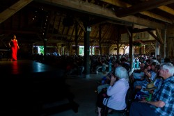 Angela Hewitt at the Westben Barn. Photo credit: Stephen Dagg.