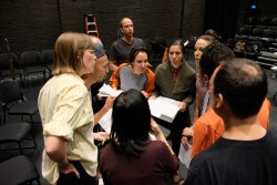 Rehearsal of Musik für das Ende