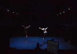 Jennifer Dahl and Robert Glumbek in Learie McNicolls' Dancing With the Ghost. Photo credit: John Lauener.