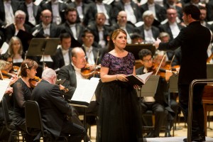 Krisztina Szabó, in the TSO's production of Handel's Messiah on December 18. Photo credit: Jag Gundu/TSO.