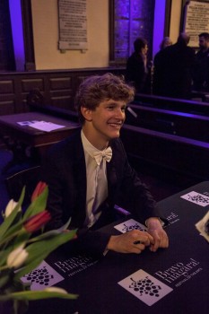 Pianist Jan Lisiecki, following his performance at Bravo Niagara! on March 10. Photo credit: Jerry Placken.