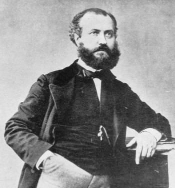 Charles Gounod as photographed in 1859, at the time of the premiere of his opera Faust.