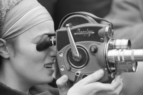 Barbara Rubin in 1964. Photo credit: Jonas Mekas.