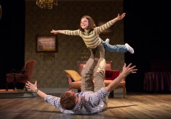 Evan Buliung and Hannah Levinson in Fun Home. Photo credit: Cylla von Tiedemann.