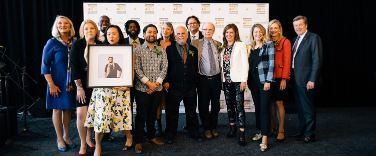 Recipients of the 2018 Toronto Arts Foundation Awards. Photo courtesy of the Toronto Arts Foundation.