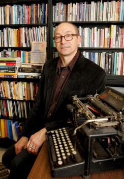 Armand Garnet Ruffo in his office at Queens University CREDIT Julia McKay