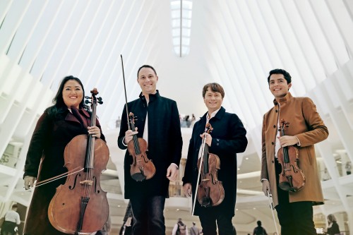 Calidore String Quartet. Photo by Sophie Zhai