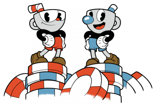 Cuphead title screen