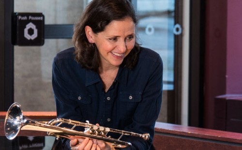 Trumpeter Karen Donnelly of the NAC Orchestra. Photo credit: Dwayne Brown.