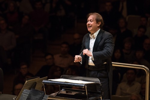 Conductor Ludovic Morlot with the TSO. Photo credit: Nick Wons.