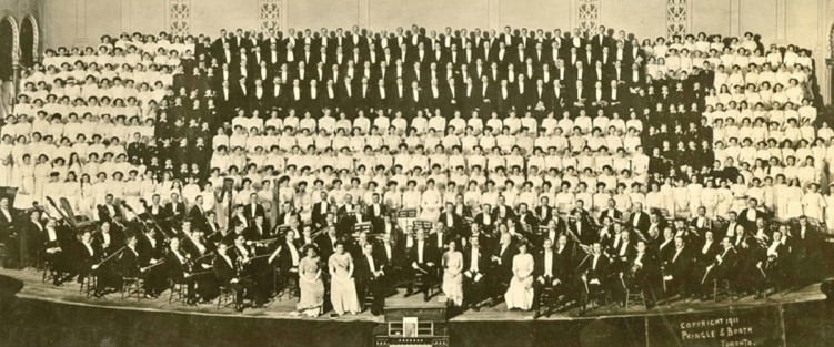  Toronto Mendelssohn Choir at Massey Hall, 1911