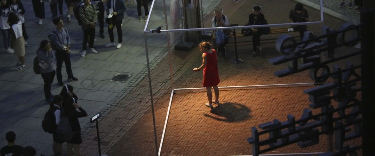 A performance by Caroline Laurin-Beaucage at Union Station. Photo credit: Thomas Payette.