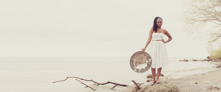 Steel pan player, composer and educator Joy Lapps-Lewis.