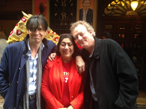 From L to R: Charles Hart, Gurinder Chad and Howard Goodall. Photo provided by Bend It Films.