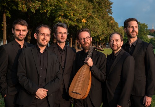 Profeti della Quinta: (from left) Roman Melish, Elam Rotem, Lior Leibovici, Ori Harmelin, Doron Schleifer, Dan Dunkelblum. Photo by MEL ET LAC